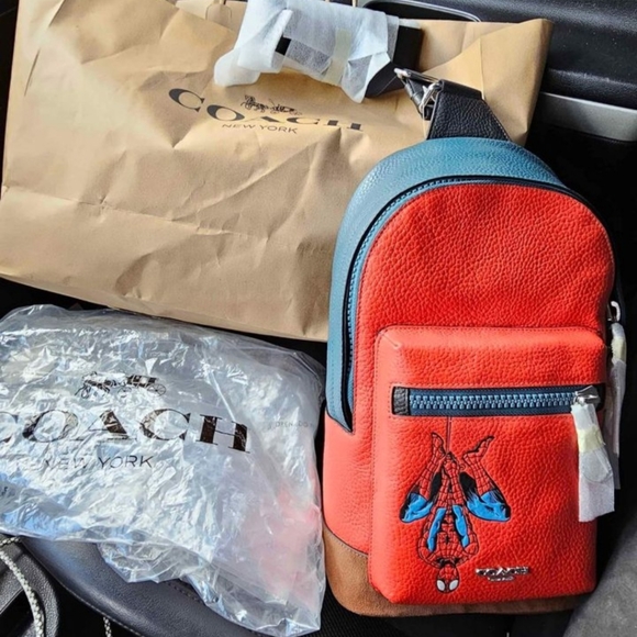 Coach Limited Edition Spider-Man Backpack/Bag - Picture 7 of 7